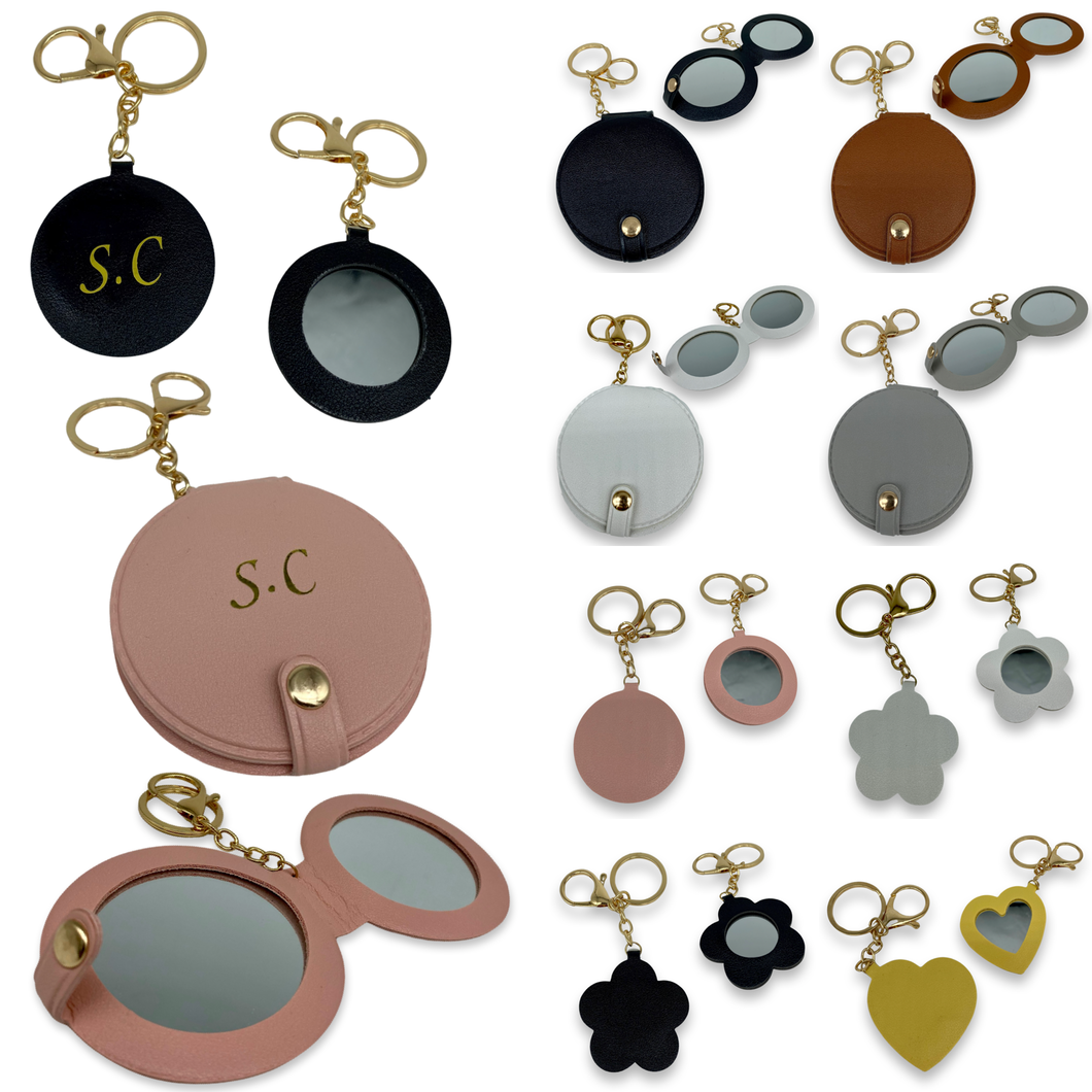 Personalised Mirror Keychain