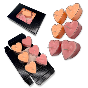 Heart Shaped Tea Light Candles